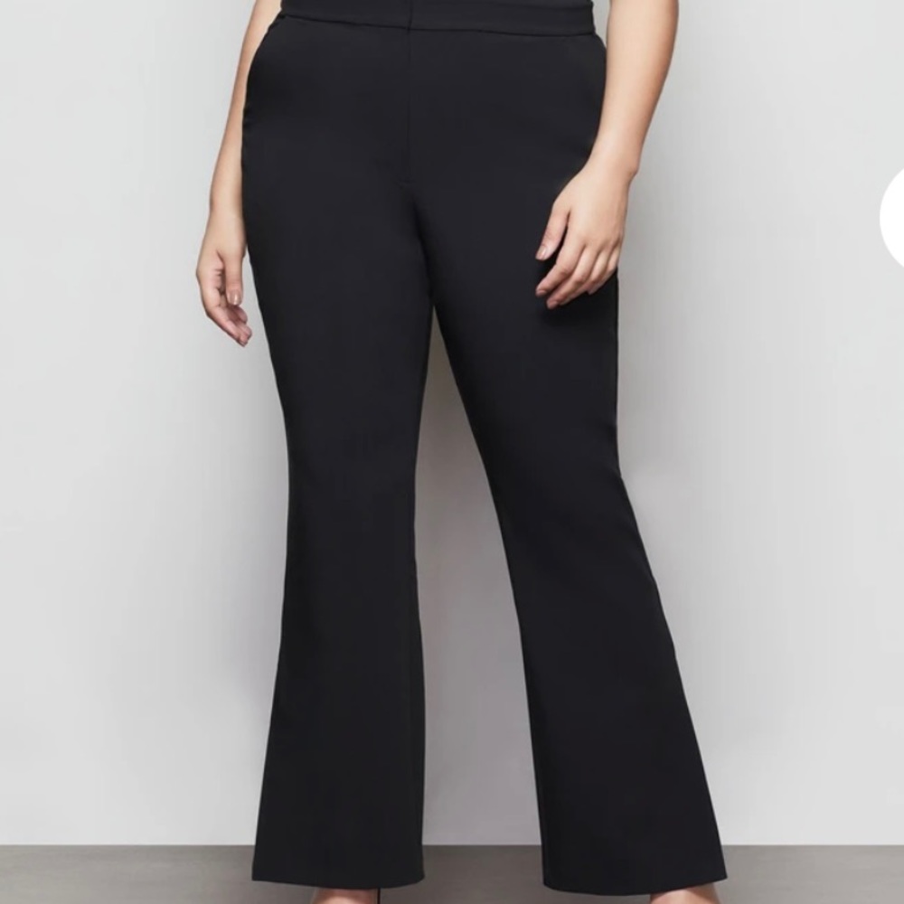 Good American Exec Flared Pant- Black size 20 NWT
